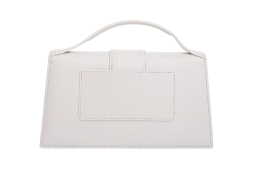 JACQUEMUS Le Grand Bambino Leather Bag "White"