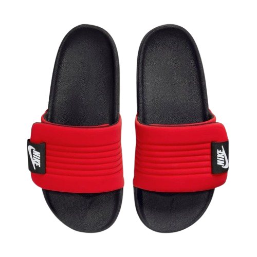 NIKE Offcourt Adjust "Black Red"