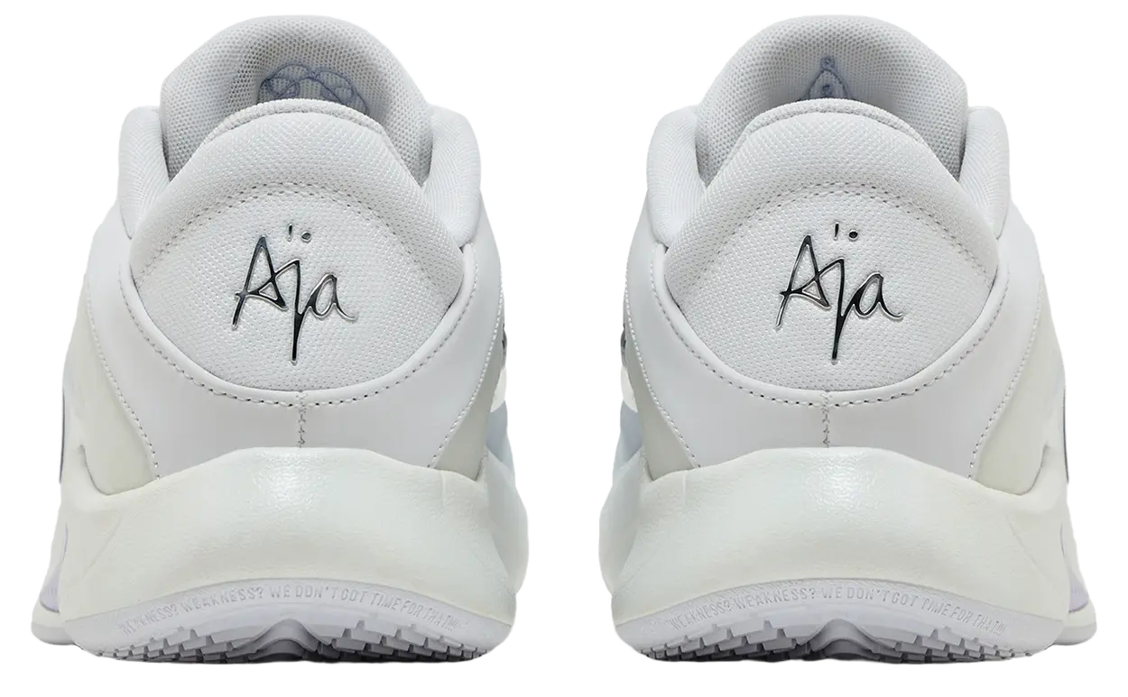 NIKE A'ja Wilson A'One "Pearl White Metallic Silver"