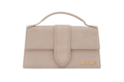JACQUEMUS Le Grand Bambino Leather Bag "Beige"