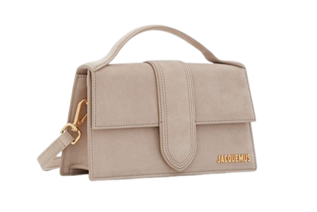 JACQUEMUS Le Grand Bambino Leather Bag "Beige"