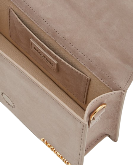JACQUEMUS Le Grand Bambino Leather Bag "Beige"