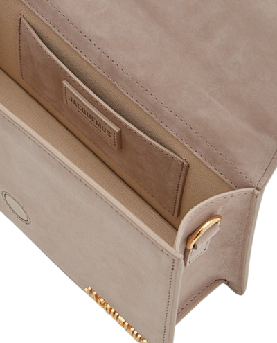 JACQUEMUS Le Grand Bambino Leather Bag "Beige"