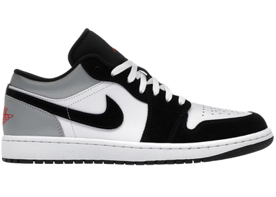 JORDAN 1 Low SE "White Fire Red Black Matte Silver"