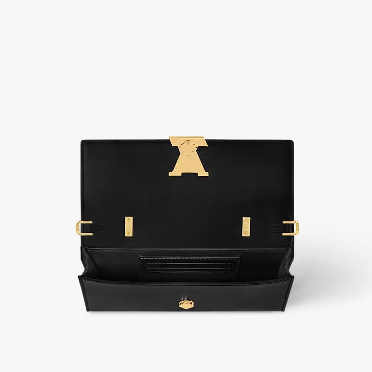 LOUIS VUITTON Wallet On Chain Capucines "Black"