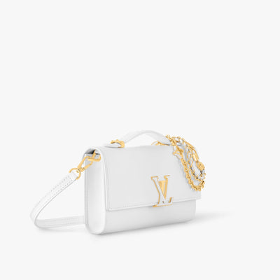 LOUIS VUITTON Wallet On Chain Capucines "White"