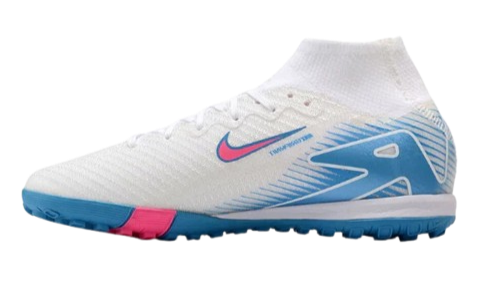 NIKE Zoom Mercurial Superfly 10 Elite "White/Pink/Blue"