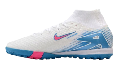 NIKE Zoom Mercurial Superfly 10 Elite "White/Pink/Blue"