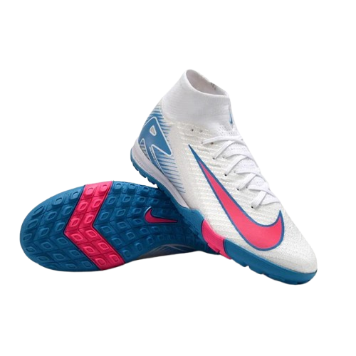 NIKE Zoom Mercurial Superfly 10 Elite "White/Pink/Blue"