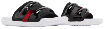 JORDAN Super Play Slide "Black University Red"