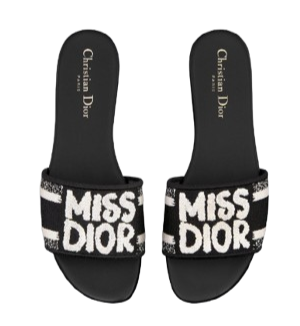 DIOR Dway Slide "Black and White"
