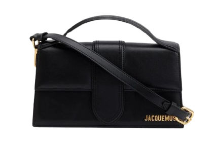 JACQUEMUS Le Grand Bambino Leather Bag "Black"
