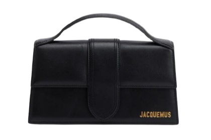 JACQUEMUS Le Grand Bambino Leather Bag "Black"