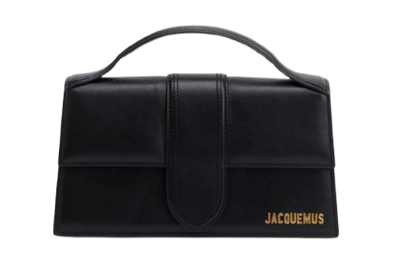 JACQUEMUS Le Grand Bambino Leather Bag "Black"
