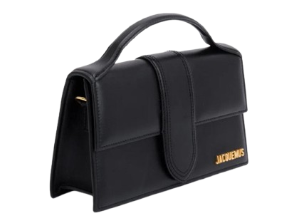 JACQUEMUS Le Grand Bambino Leather Bag "Black"