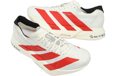 ADIDAS Adizero Adios Pro 4 "Off White / Better Scarlet"