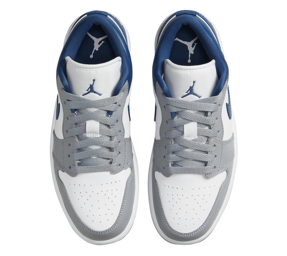 JORDAN 1 Low "White Grey Blue"