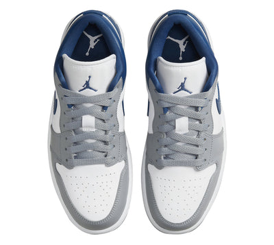 JORDAN 1 Low "White Grey Blue"